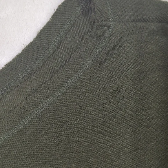 🚨3/$15 Olive Draped Neckline Top - Picture 6 of 6